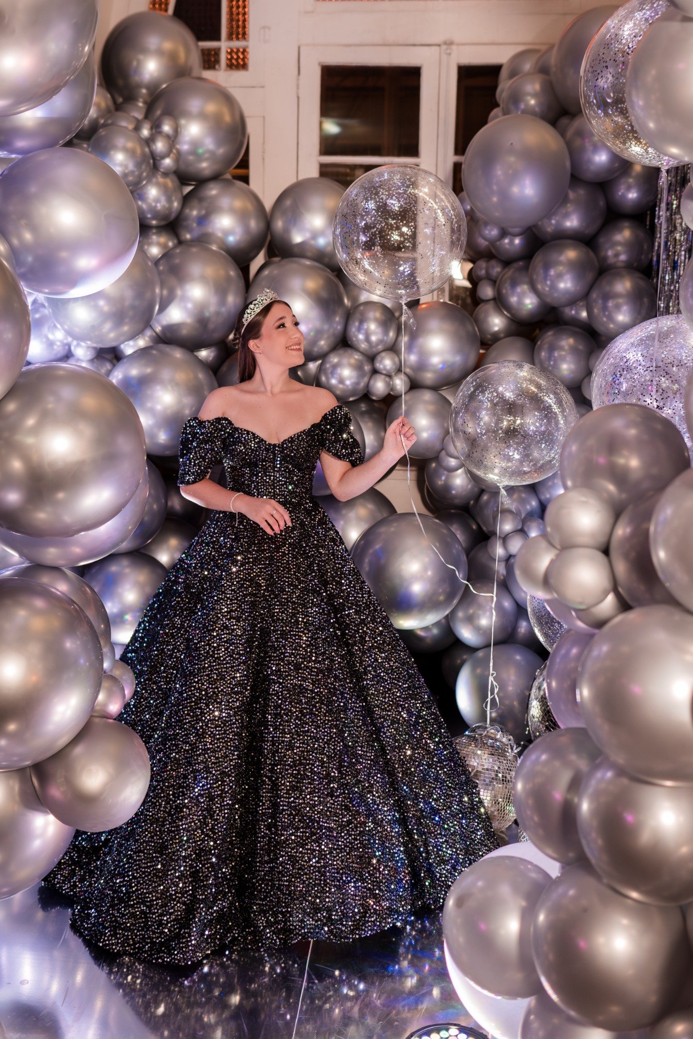 Debutante em festa de 15 anos